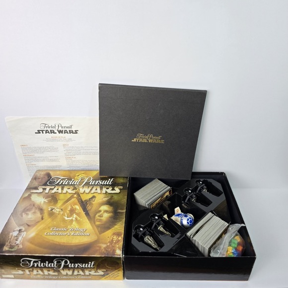 TRIVIAL PURSUIT Star Wars Classic Trilogy board game Collector's Edition 1997 - Picture 2 of 8